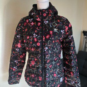 Floral Adidas Puffer Jacket